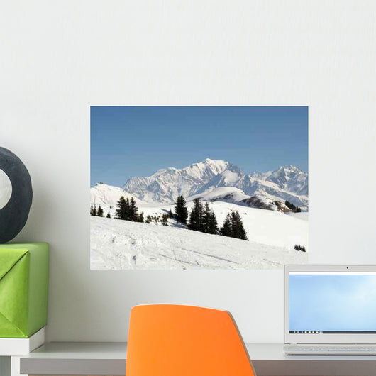 Snowy Mont Blanc Wall Decal