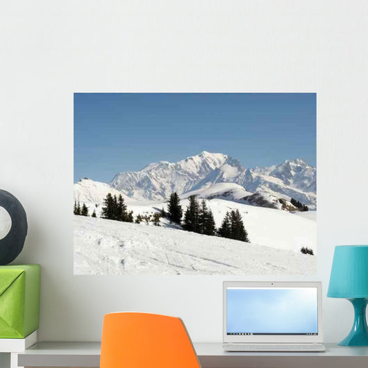 Snowy Mont Blanc Wall Decal