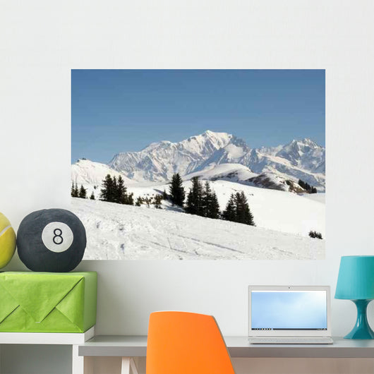 Snowy Mont Blanc Wall Decal