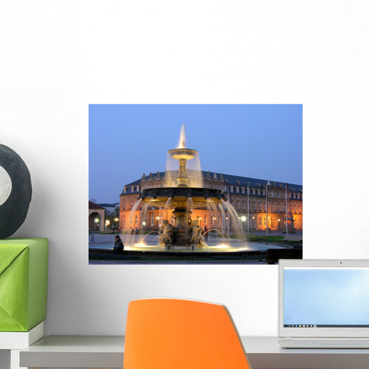 New Castle Stuttgart City Wall Decal