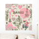 Paris Seamless Pattern Wall Decal
