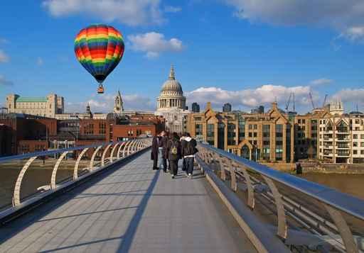 Aerial City London Wall Decal