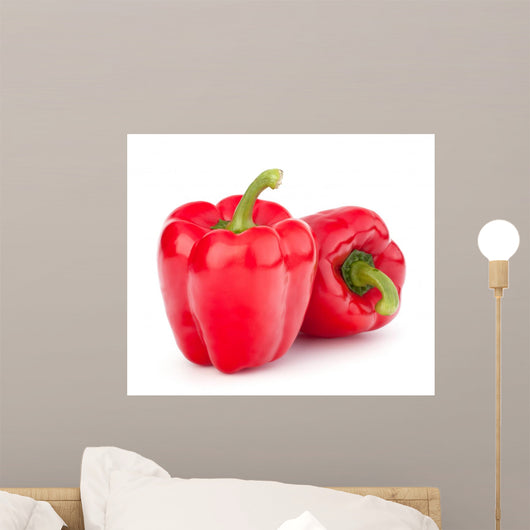 Red Pepper White Wall Decal