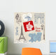 Scrapbook Design Elements Paris Wall Decal