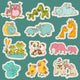Baby and Mommy Animal Wall Decal