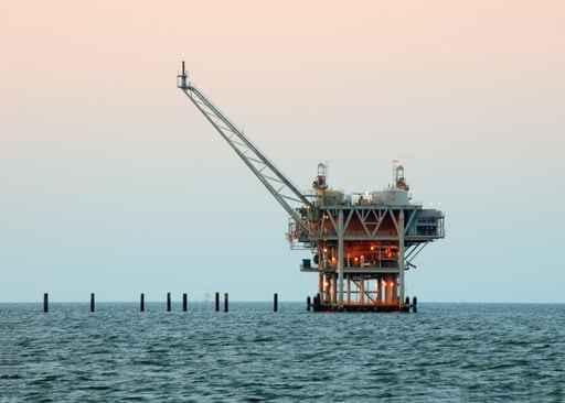 Oil Drilling Rig Offshore Wall Decal