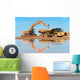 Wheel Loader Excavator Wall Decal