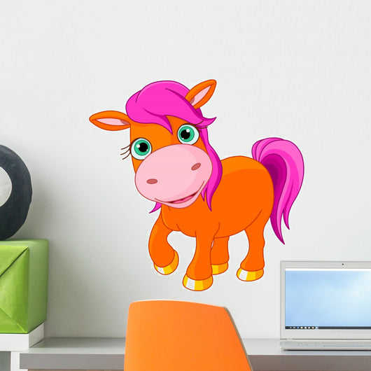 Cute Little Pony Wall Decal