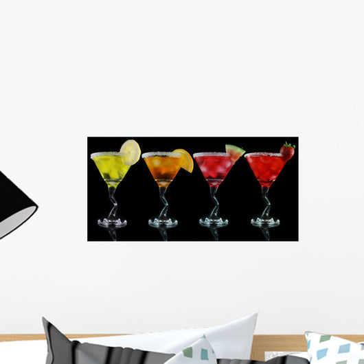 Yellow Orange Pink Wall Decal