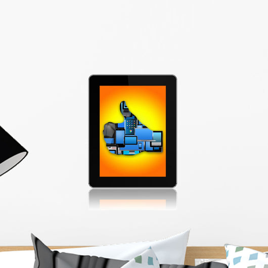 Computers and Mobile Phones Wall Decal