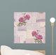 Seamlessly Tiling Paper Collage Wall Decal