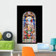 Tall Stained Glass Window French Church Wall Decal