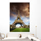 Bad Weather Approaching Eiffel Wall Decal