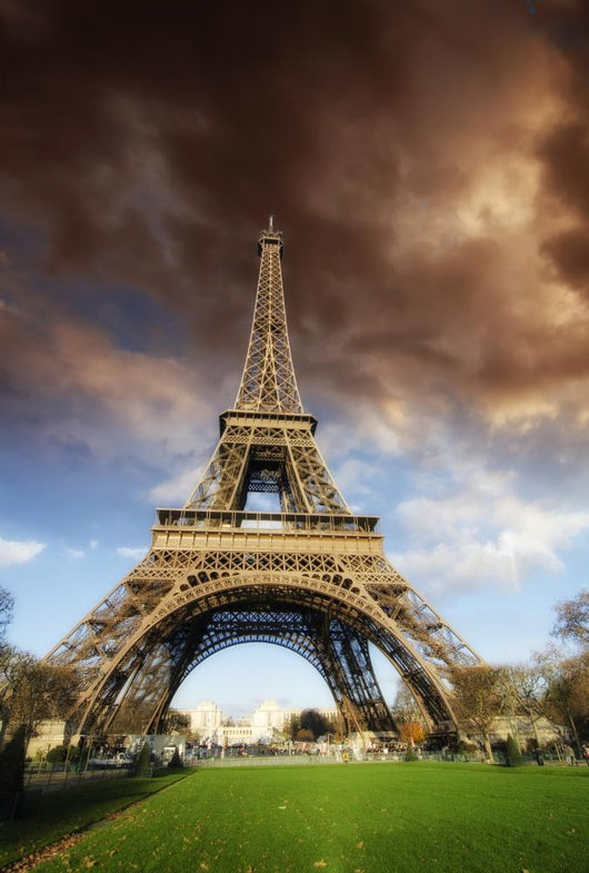 Bad Weather Approaching Eiffel Wall Decal