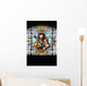 Small Stained Glass Window French Church Wall Decal