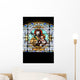 Small Stained Glass Window French Church Wall Decal