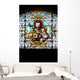 Small Stained Glass Window French Church Wall Decal