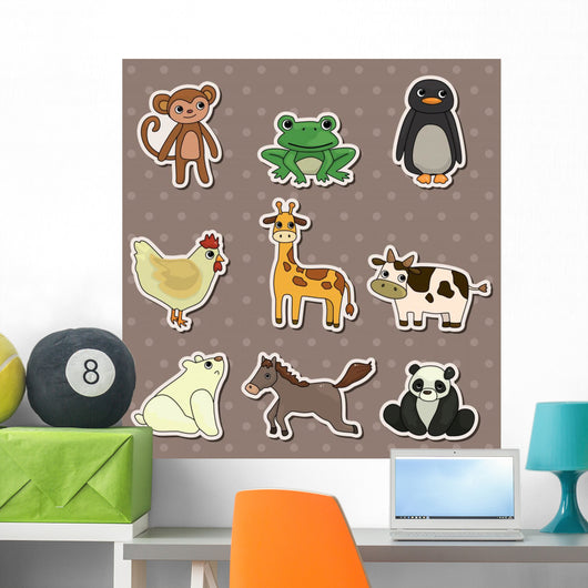 Animal Stickers Wall Decal