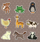 Animal Stickers Wall Decal