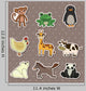 Animal Stickers Wall Decal