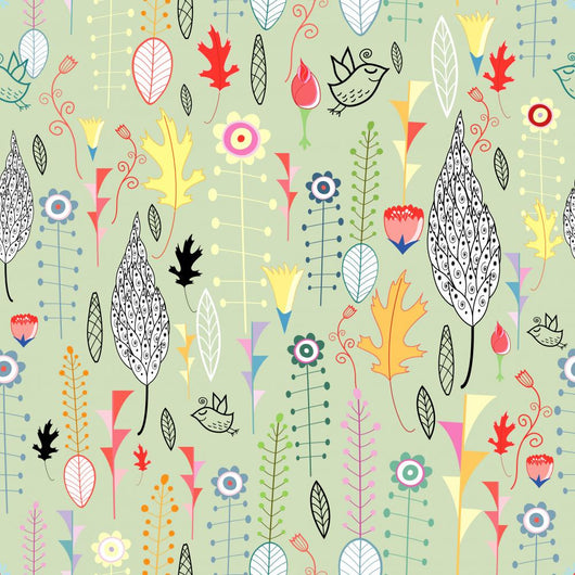 Floral Design Wall Decal