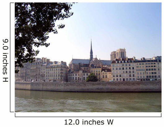 Ile La Cit Wall Decal