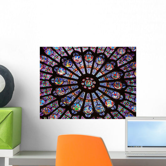 Stained-glass Window Notre-dame Cathedral Wall Decal