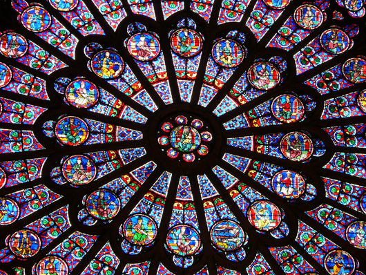 Stained-glass Window Notre-dame Cathedral Wall Decal