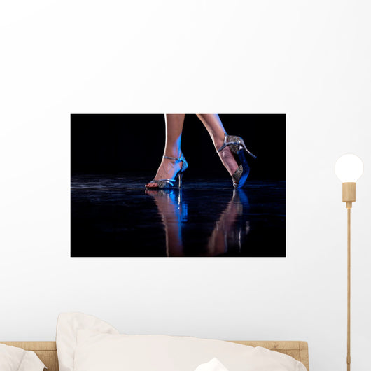 Dancing Woman's Feet Wall Decal