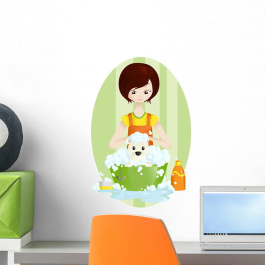 Pet Groomer Wall Decal