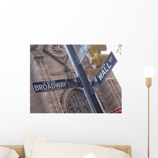 New York Street Sign Wall Decal