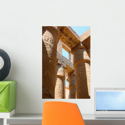 Columns Temple Karnak Wall Decal