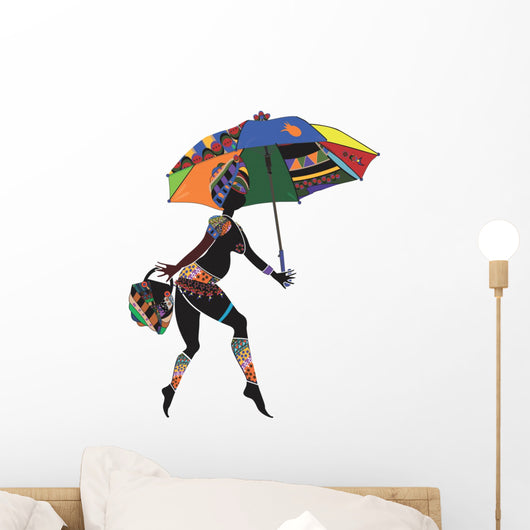 Ethnic Woman Wall Decal