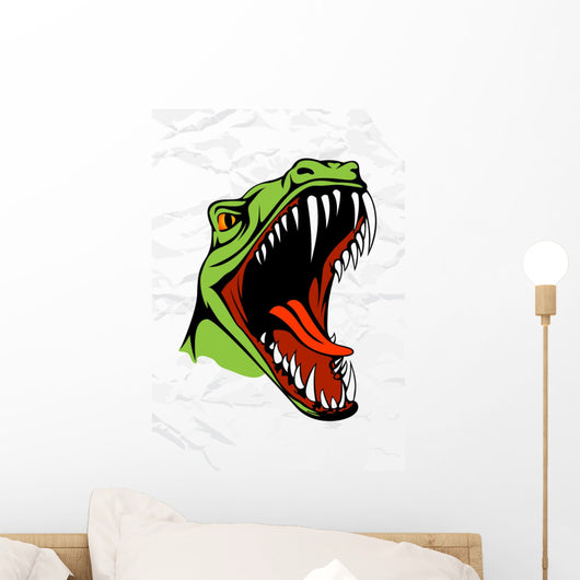 Tyrannosaurus Head Wall Decal