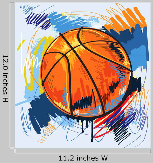 Vector Basketball Wall Decal