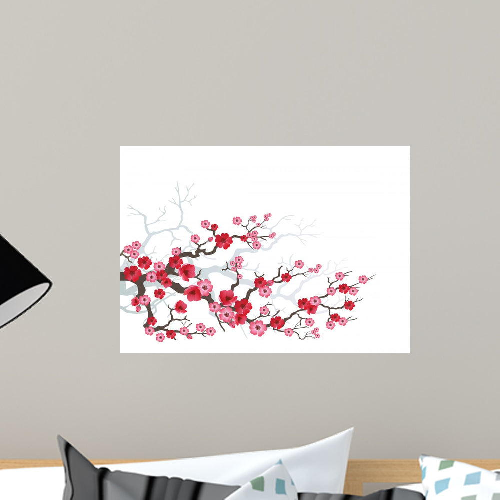Branch Sakura-03 Wall Decal - WallMonkeys.com – Wallmonkeys