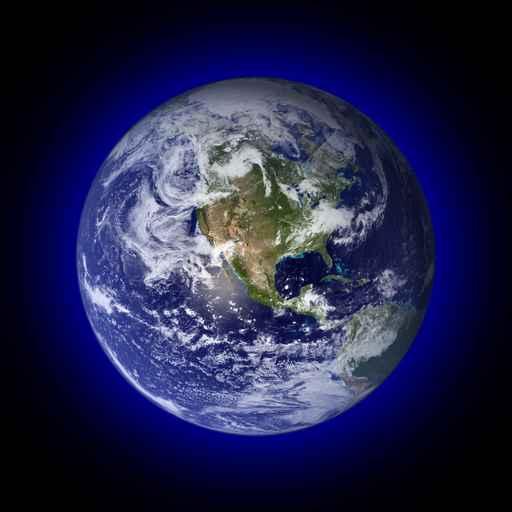 Blue Earth Wall Decal
