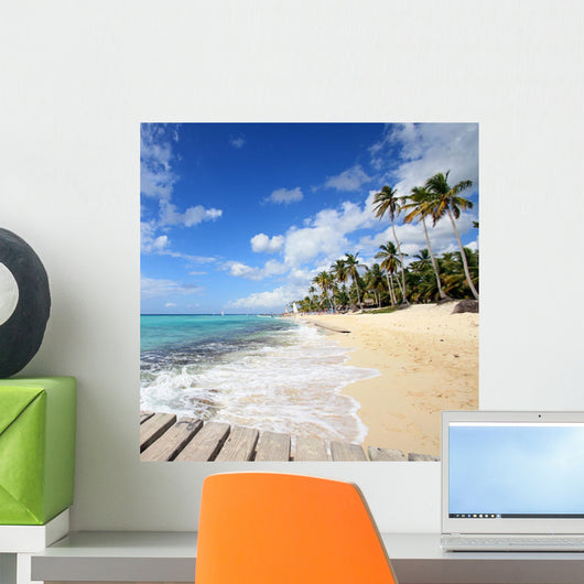 Caribbean Beach Wall Decal