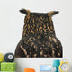 Eurasian Eagle-owl Back of Head Wall Decal