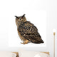 Eurasian Eagle-owl Left Side Wall Decal