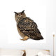 Eurasian Eagle-owl Left Side Wall Decal