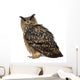 Eurasian Eagle-owl Left Side Wall Decal