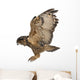 Flying Eurasian Eagle-owl Left Side Wall Decal