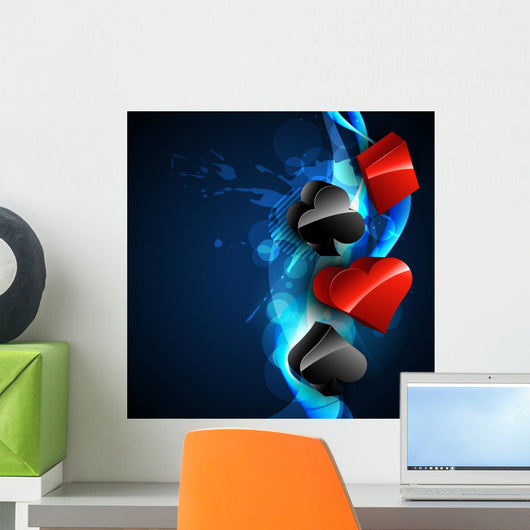 Elements Playing Card Wall Decal