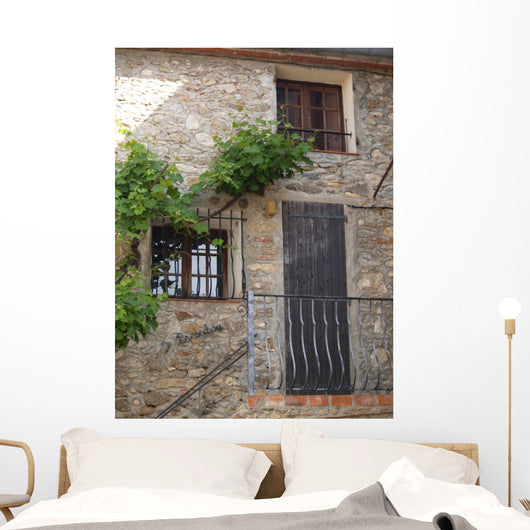 Mediterranean Facade Wall Decal