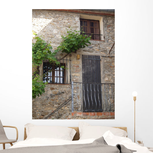 Mediterranean Facade Wall Decal