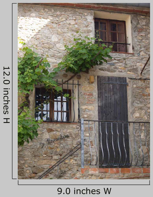 Mediterranean Facade Wall Decal