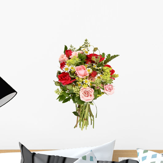 Bouquet with Roses Wall Decal