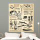 Shaving Utensils Wall Decal
