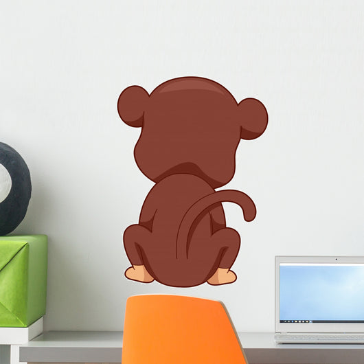 Monkey Back Wall Decal
